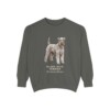 Kerry Blue Terrier Latin Sweatshirt, Pepper, front view