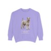 Kerry Blue Terrier Latin Sweatshirt, Violet, front view