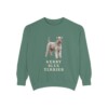 kerry-blue-terrier-sweatshirt-light-green Kerry Blue Terrier Sweatshirt, Light Green, front view