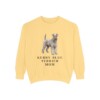 kerry-blue-terrier-sweatshirt-mom-butter Kerry Blue Terrier Mom Sweatshirt, Butter, front view