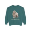 Komondor Sweatshirt, Blue Spruce, front view