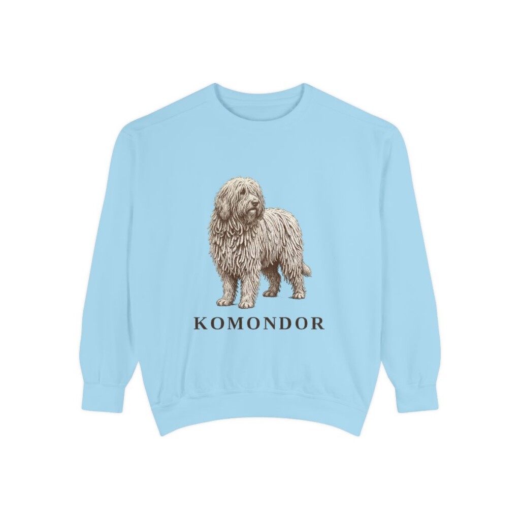Komondor Sweatshirt, Chambray, front view