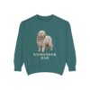 Komondor Dad Sweatshirt, Blue Spruce, front view
