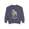 Komondor Dad Sweatshirt, Denim, front view