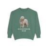 Komondor Dad Sweatshirt, Light Green, front view