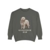 Komondor Dad Sweatshirt, Pepper, front view