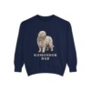 Komondor Dad Sweatshirt, True Navy, front view