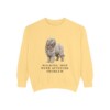 Komondor Humor Sweatshirt, Butter, front view