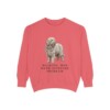 Komondor Humor Sweatshirt, Watermelon, front view