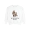 Komondor Humor Sweatshirt, White, front view