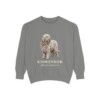 Komondor Latin Sweatshirt, Grey, front view