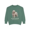 Komondor Latin Sweatshirt, Light Green, front view