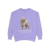 Komondor Latin Sweatshirt, Violet, front view
