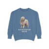Komondor Mom Sweatshirt, Blue Jean, front view