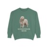 Komondor Mom Sweatshirt, Light Green, front view