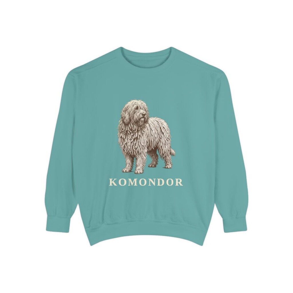 Komondor Sweatshirt, Seafoam, front view