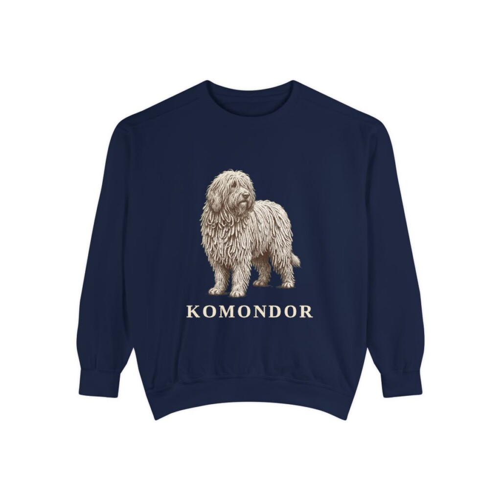 Komondor Sweatshirt, True Navy, front view