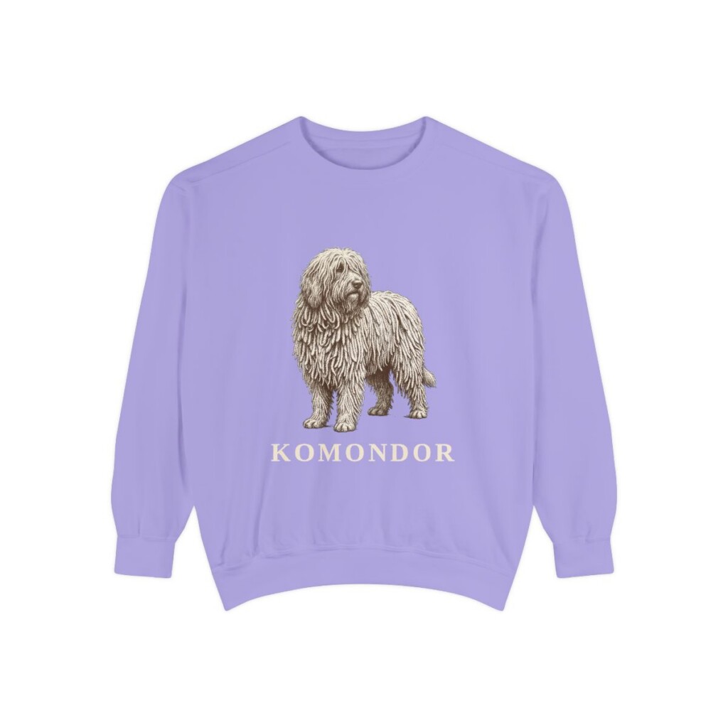 Komondor Sweatshirt, Violet, front view