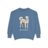Kuvasz Sweatshirt, Blue Jean, front view