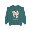 Kuvasz Sweatshirt, Blue Spruce, front view
