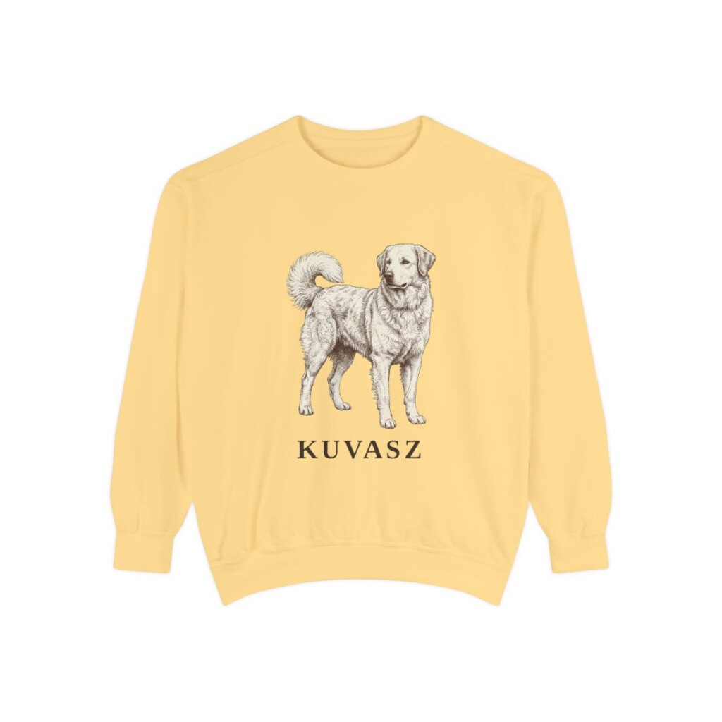 Kuvasz Sweatshirt, Butter, front view