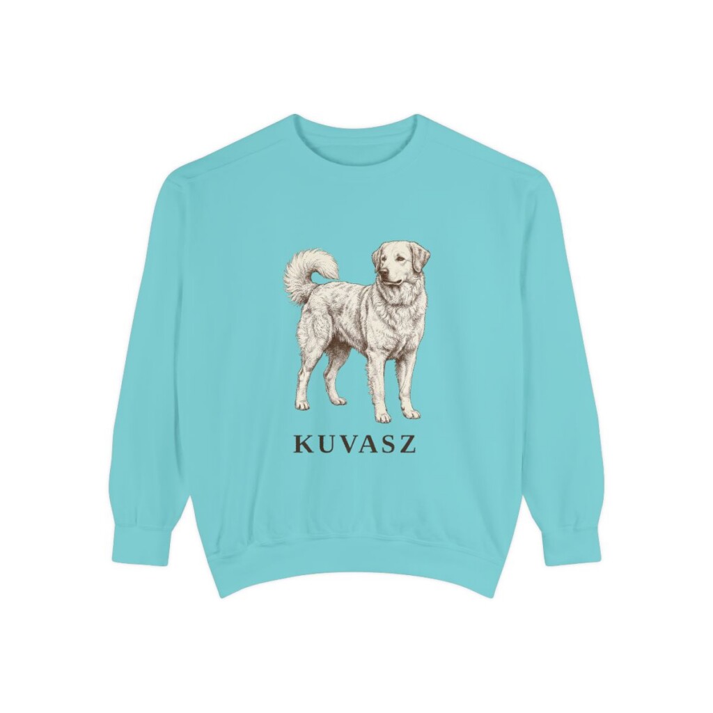 Kuvasz Sweatshirt, Chalky Mint, front view