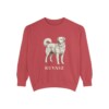 Kuvasz Sweatshirt, Crimson, front view