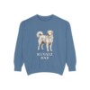 kuvasz-sweatshirt-dad-blue-jean Kuvasz Dad Sweatshirt, Blue Jean, front view