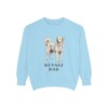 kuvasz-sweatshirt-dad-chambray Kuvasz Dad Sweatshirt, Chambray, front view