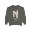 kuvasz-sweatshirt-dad-pepper Kuvasz Dad Sweatshirt, Pepper, front view
