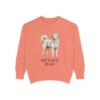 kuvasz-sweatshirt-dad-terracotta Kuvasz Dad Sweatshirt, Terracotta, front view