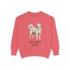kuvasz-sweatshirt-dad-watermelon Kuvasz Dad Sweatshirt, Watermelon, front view