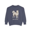 Kuvasz Sweatshirt, Denim, front view