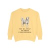 Kuvasz Humor Sweatshirt, Butter, front view