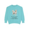 Kuvasz Humor Sweatshirt, Chalky Mint, front view