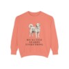 Kuvasz Humor Sweatshirt, Terracotta, front view