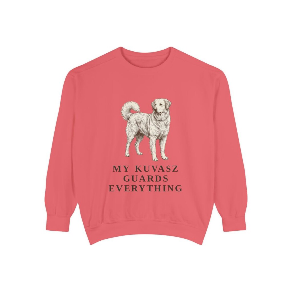 Kuvasz Humor Sweatshirt, Watermelon, front view