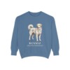 Kuvasz Latin Sweatshirt, Blue Jean, front view