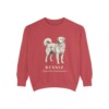 Kuvasz Latin Sweatshirt, Crimson, front view