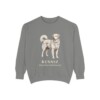 Kuvasz Latin Sweatshirt, Grey, front view