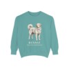 Kuvasz Latin Sweatshirt, Seafoam, front view