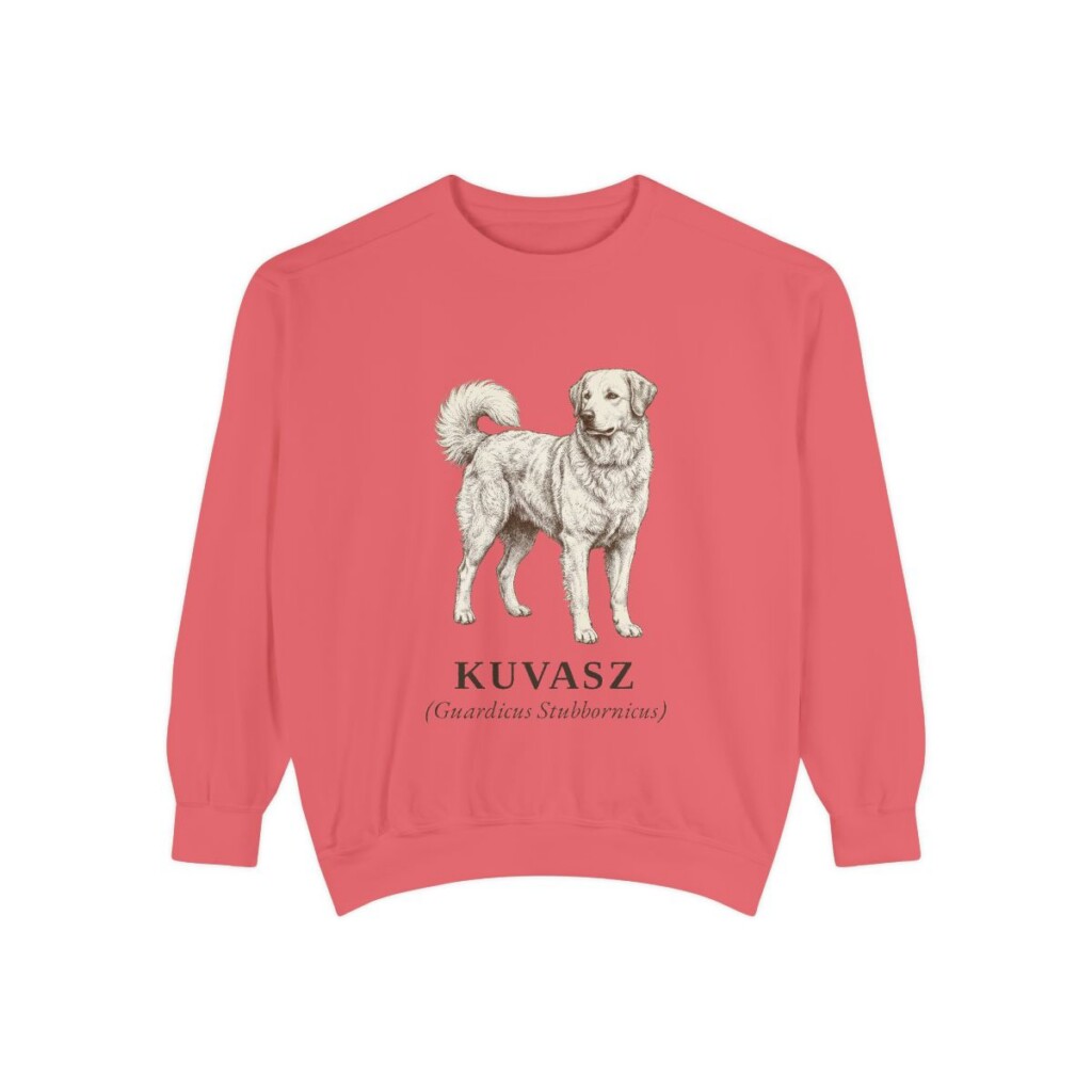 Kuvasz Latin Sweatshirt, Watermelon, front view