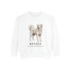Kuvasz Latin Sweatshirt, White, front view