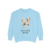 kuvasz-sweatshirt-mom-chambray Kuvasz Mom Sweatshirt, Chambray, front view