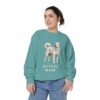 kuvasz-sweatshirt-mom-seafoam-person-2-front Kuvasz Mom Sweatshirt, Seafoam, person 2 front