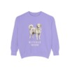 kuvasz-sweatshirt-mom-violet Kuvasz Mom Sweatshirt, Violet, front view