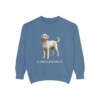 Labradoodle Sweatshirt, Blue Jean, front view