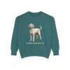 Labradoodle Sweatshirt, Blue Spruce, front view