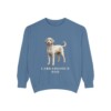 Labradoodle Dad Sweatshirt, Blue Jean, front view