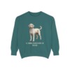 Labradoodle Dad Sweatshirt, Blue Spruce, front view